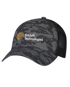 Official Eddyfi Black & Grey adjustable camo hat